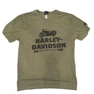 Harley-Davidson Reel Bros Wisconsin Dells Biker Crew Neck Black Hog T-shirt L